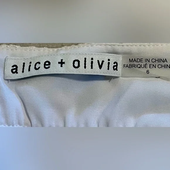 Alice + Olivia Cream Halter Maxi Sundress - Picture 5 of 5